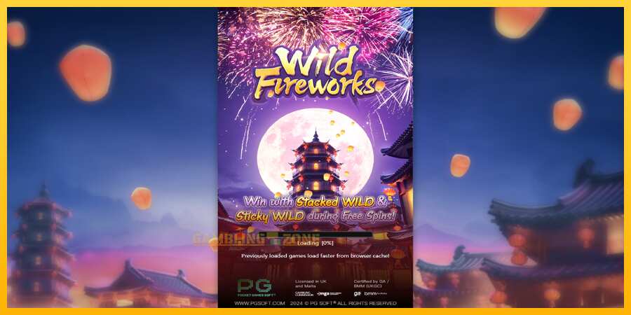 Aparaat Wild Fireworks - mäng päris raha eest, pilt 1