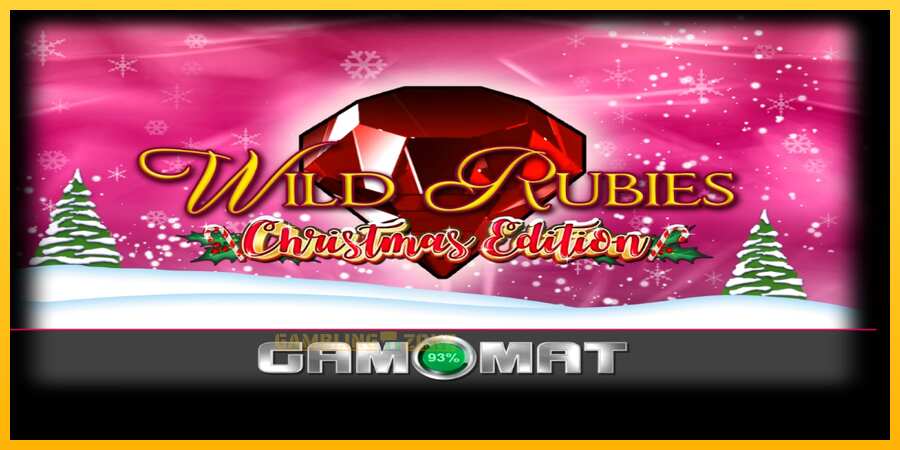 Aparaat Wild Rubies Сhristmas Edition - mäng päris raha eest, pilt 1