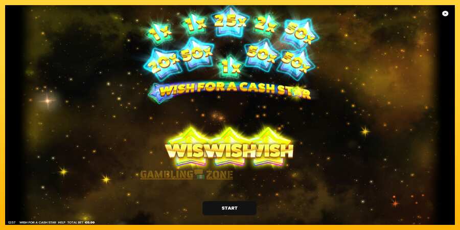 Aparaat Wish for a Cash Star - mäng päris raha eest, pilt 1