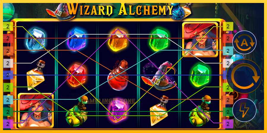 Aparaat Wizard Alchemy - mäng päris raha eest, pilt 2