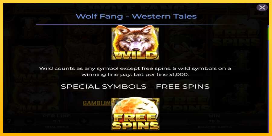 Aparaat Wolf Fang - Western Tales - mäng päris raha eest, pilt 4