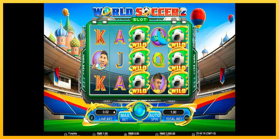 Aparaat World Soccer Slot 2 - mäng päris raha eest, pilt 1