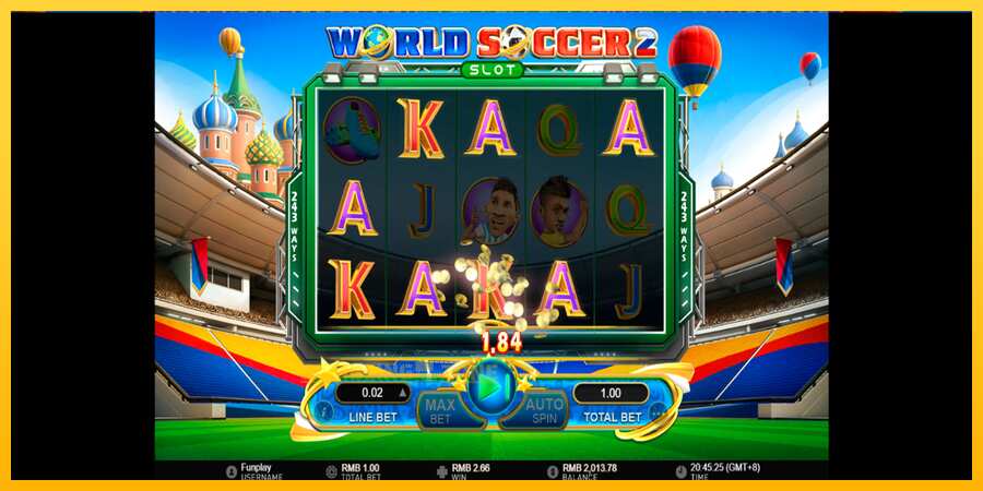 Aparaat World Soccer Slot 2 - mäng päris raha eest, pilt 5