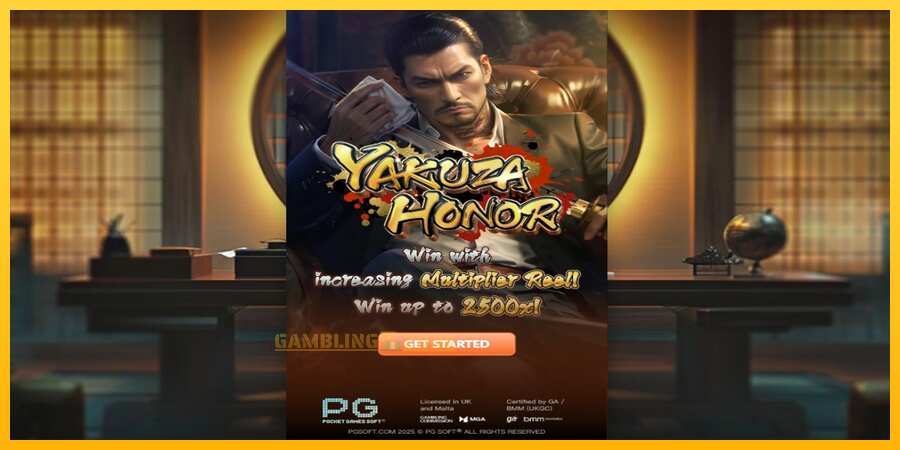 Aparaat Yakuza Honor - mäng päris raha eest, pilt 1