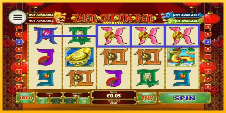 Aparaat Zhao Cai Jin Bao Jackpot - mäng päris raha eest, pilt 2